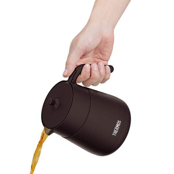 TTE-700-BW(ブラウン) 真空断熱ティーポット 720ml 商品画像7：総合通販サイト 家電横丁 PLUS