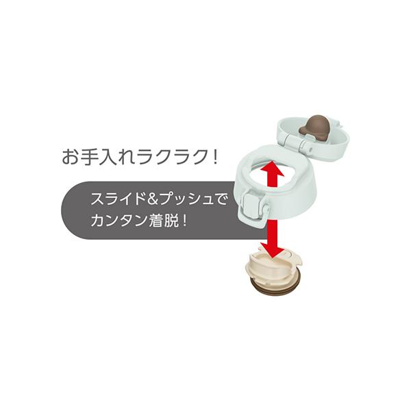 サーモス 真空断熱ケータイマグ 食洗器対応モデル 550ml フロスティホワイト JPC-550-FRWH 商品画像4：総合通販サイト 家電横丁 PLUS