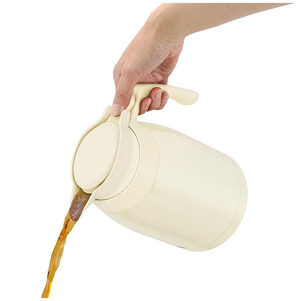 サーモスステンレスポット食洗器対応モデルアイボリーTTG-1500-IV［1.5L］ 商品画像5：総合通販サイト 家電横丁 PLUS