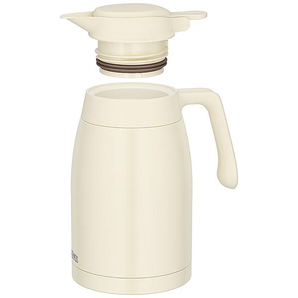 サーモスステンレスポット食洗器対応モデルアイボリーTTG-1500-IV［1.5L］ 商品画像6：総合通販サイト 家電横丁 PLUS