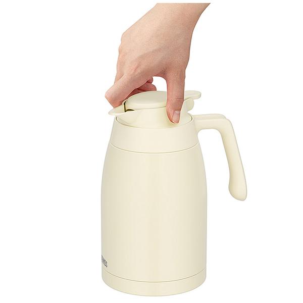 サーモスステンレスポット食洗器対応モデルアイボリーTTG-1500-IV［1.5L］ 商品画像7：総合通販サイト 家電横丁 PLUS