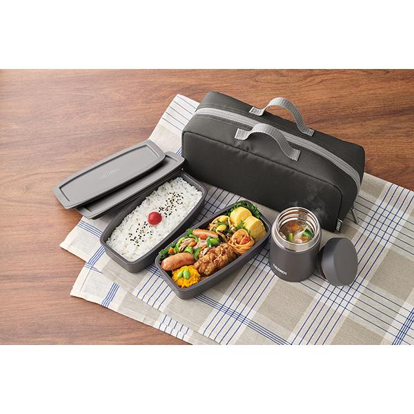 JEH-1000-BKGY ブラックグレー 真空断熱スープランチセット 0.2L 商品画像3：総合通販サイト 家電横丁 PLUS