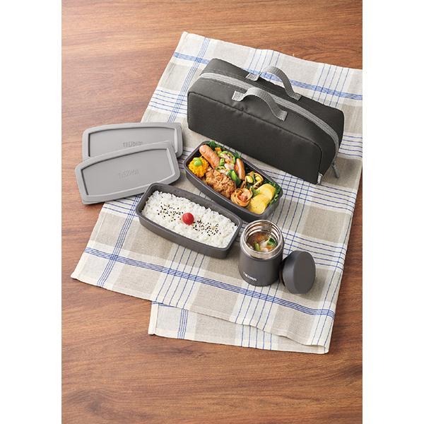 JEH-1000-BKGY ブラックグレー 真空断熱スープランチセット 0.2L 商品画像4：総合通販サイト 家電横丁 PLUS