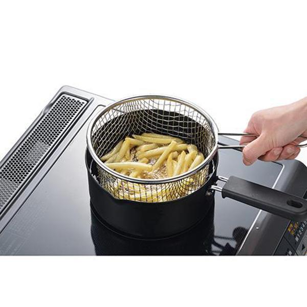 リバティーコーポレーション LD-293 IH揚げ物鍋 フライヤー付 片手 揚げ鍋 18cm 揚げクック 商品画像3：総合通販サイト 家電横丁 PLUS