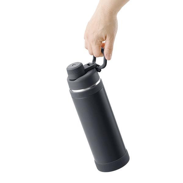 FJU-1001-MTBK マットブラック 真空断熱スポーツボトル 1L 商品画像5：総合通販サイト 家電横丁 PLUS