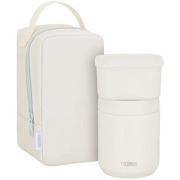 サーモス 真空断熱スープランチセット 400ml JEE-801-IV アイボリー 商品画像2：総合通販サイト 家電横丁 PLUS