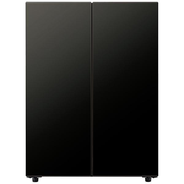 アクア  家具冷蔵庫 AQR-FD7B(K)  マットブラック 600mm 72L 2ドア 観音開きタイプ 2026年 商品画像4：総合通販サイト 家電横丁 PLUS
