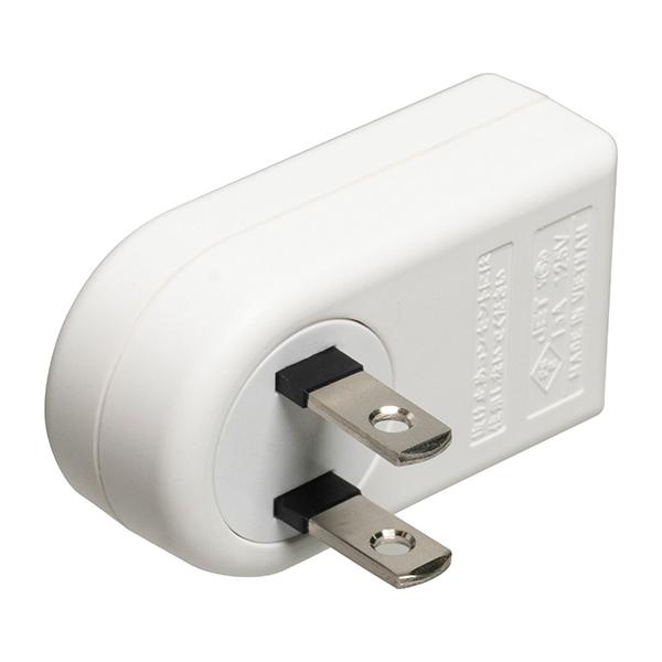 A-390B-W ホワイト 回転アダプター 商品画像2：総合通販サイト 家電横丁 PLUS