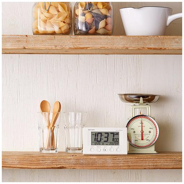 RHYTHM 目覚まし時計 8RZ166SR03 商品画像6：総合通販サイト 家電横丁 PLUS