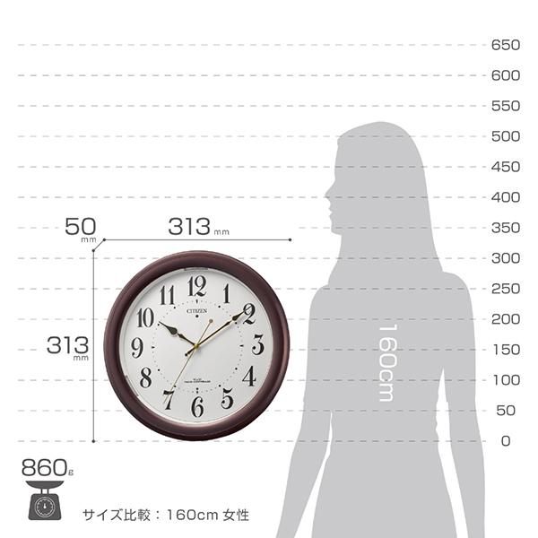 RHYTHM 掛け時計 4MYA36006 商品画像5：総合通販サイト 家電横丁 PLUS