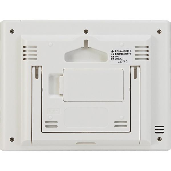 リズム 8RZ203SR03 目覚まし時計 フィットウェーブD203 白 8RZ203SR03 電波自動受信機能有 商品画像5：総合通販サイト 家電横丁 PLUS