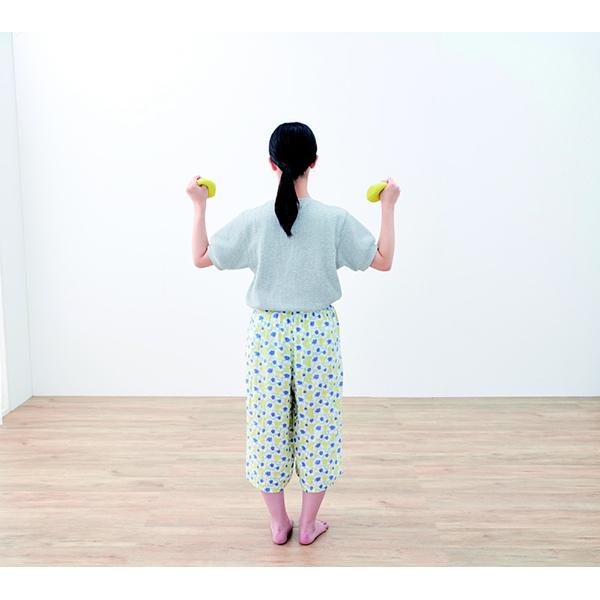 タニタ タニタサイズ リングダンベル 1kg TS-968YL イエロー ダイエット 運動 トレーニング 筋トレ 商品画像3：総合通販サイト 家電横丁 PLUS