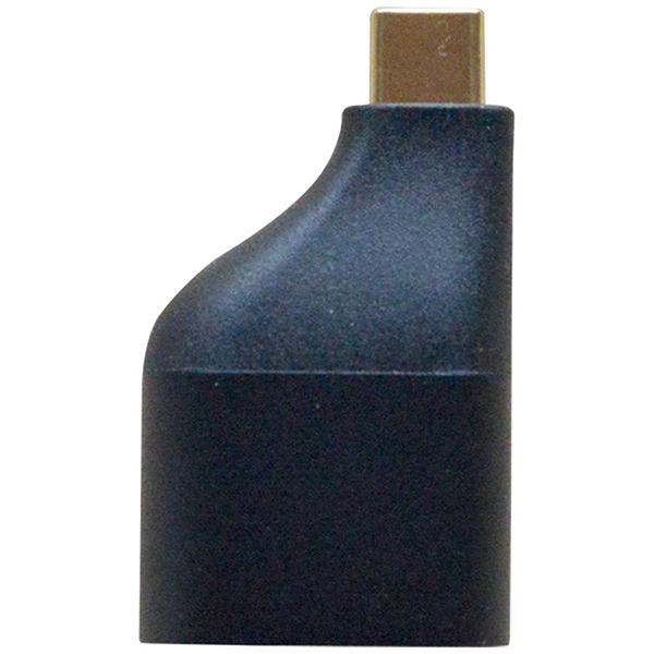 ミヨシ USACHD2BK 映像変換アダプタ [USB-C オス→メス HDMI] 4K対応 ブラック USA-CHD2/BK 商品画像2：総合通販サイト 家電横丁 PLUS