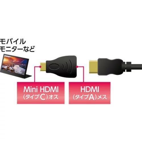 ミヨシ DYA-ANC HDMI-Mini HDMI変換アダプタ 商品画像4：総合通販サイト 家電横丁 PLUS