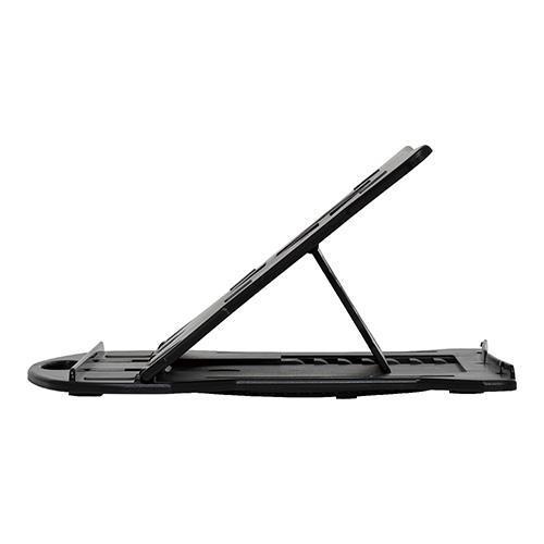 ナカバヤシ ノートパソコン スタンド NS-04/BK ブラック 10～15.6インチ 折りたたみ式 7段階調整 商品画像2：総合通販サイト 家電横丁 PLUS