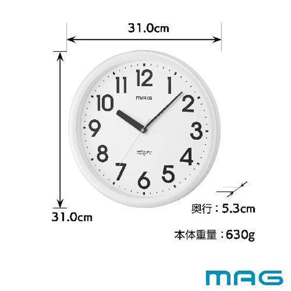 W-781 WH-Z 電波掛時計 リゲル 商品画像4：総合通販サイト 家電横丁 PLUS