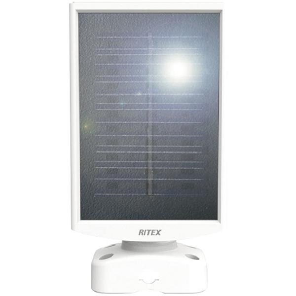 ムサシ S110L ライテックス５Ｗ１灯フリーアーム式ＬＥＤソーラーセンサーライト S-110L8086 商品画像2：総合通販サイト 家電横丁 PLUS