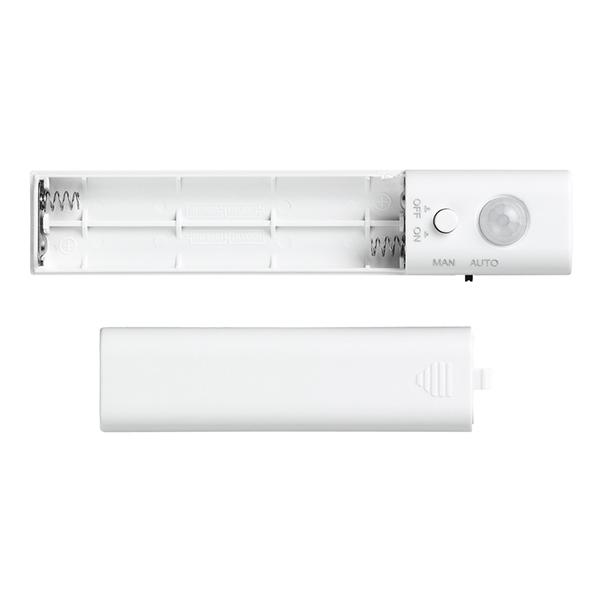 ヤザワ NBMN51WH テームセンサーライトM ホワイト NBMN51WH 白色 /乾電池式 商品画像3：総合通販サイト 家電横丁 PLUS