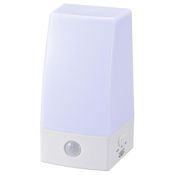 LEDスイッチ式ナイトライト NIT-ALA6PSQ-WN