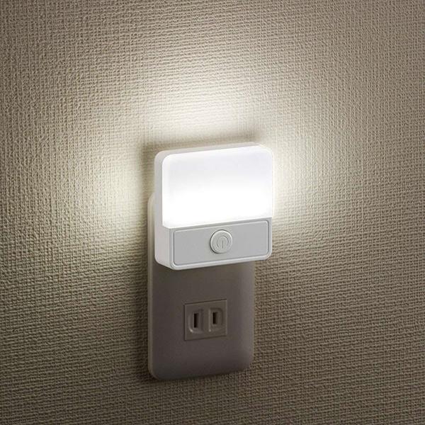 明暗・人感センサー式ナイトライト NIT-ALA6JF-WN 商品画像3：総合通販サイト 家電横丁 PLUS