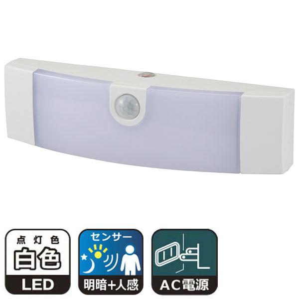 オーム電機 NITALA6JFWN 明暗・人感センサー式ナイトライト NIT-ALA6JF-WN 商品画像3：総合通販サイト 家電横丁 PLUS