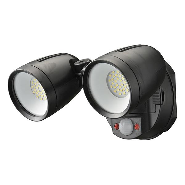 LS-B200Y2 monban 防犯センサーライト 2灯リチウム充電池式 2000ルーメン 商品画像2：総合通販サイト 家電横丁 PLUS