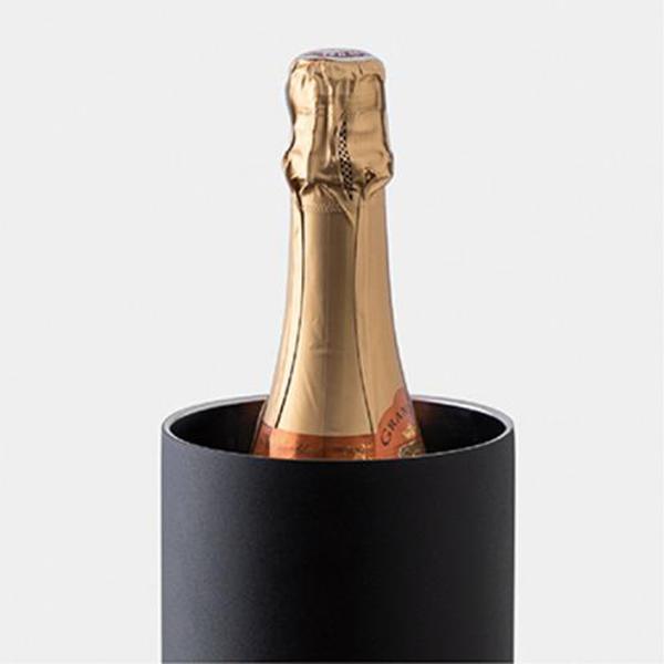 ピーコック魔法瓶 ワインクーラー ACD18 ブラック 1.75L 氷不要 家庭用 保冷 シャンパン ステンレス 商品画像3：総合通販サイト 家電横丁 PLUS