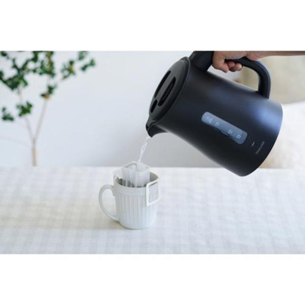 TKE30A-K ブラック 電気ケトル 1.0L 1200W急速沸騰 転倒お湯もれ防止 空焚き防止 商品画像16：総合通販サイト 家電横丁 PLUS