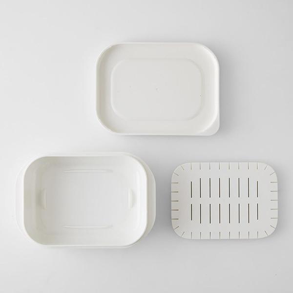 極 冷凍ごはん容器 大 2個入り K784W [ホワイト] 商品画像3：総合通販サイト 家電横丁 PLUS