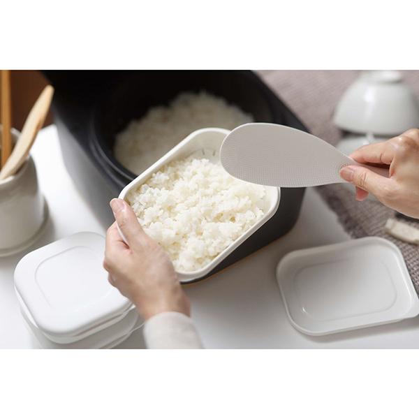 極 冷凍ごはん容器 大 2個入り K784W [ホワイト] 商品画像7：総合通販サイト 家電横丁 PLUS