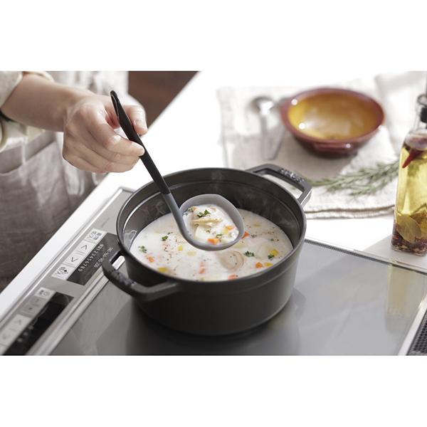 トライアングリップ シリコーン お玉 K534BK 商品画像3：総合通販サイト 家電横丁 PLUS