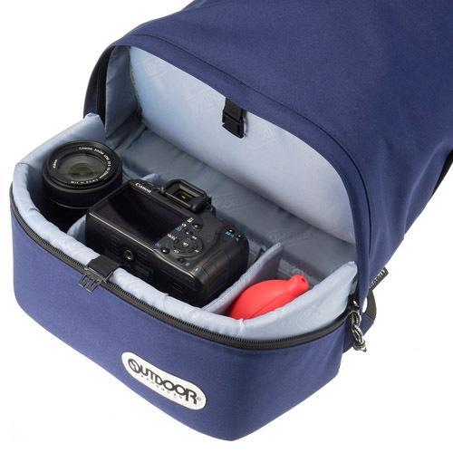 カメラバッグ OUTDOOR PRODUCTS ネイビー 2ODCDP03NV 商品画像4：総合通販サイト 家電横丁 PLUS