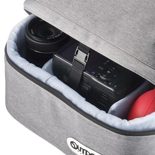 カメラバッグ OUTDOOR PRODUCTS ヘザーグレー 2ODCDP03HG 商品画像5：総合通販サイト 家電横丁 PLUS