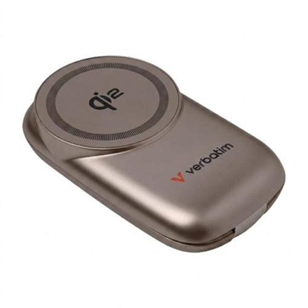 Verbatim バーベイタム 3in1ワイヤレス充電ドック TINOCGOV1 ゴールド Qi2(チー･ツー) 対応 同時充電 商品画像4：総合通販サイト 家電横丁 PLUS