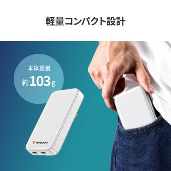 GNC-65SLIMWV1 ホワイト すっきり薄型 GaN搭載PD対応充電器 65W 商品画像8：総合通販サイト 家電横丁 PLUS