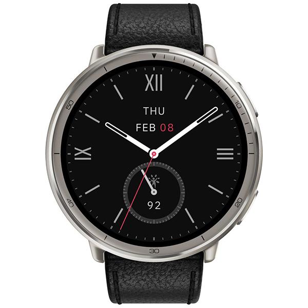 Amazfit Active 2 プレミアムバージョン [ブラックレザー] 商品画像1：総合通販サイト 家電横丁 PLUS