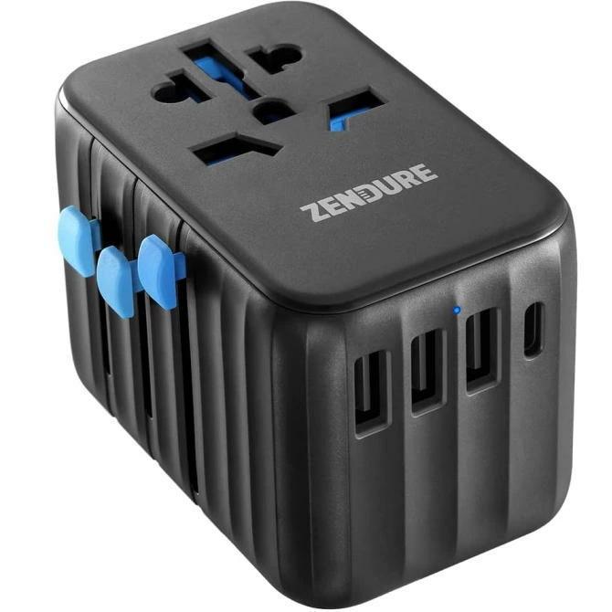 ZENDURE ZDG2PP2-B 海外対応 61WPD 高速充電器 全世界 旅行 変換プラグ Passp･･･