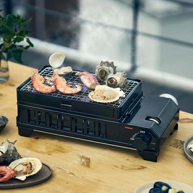 Iwatani イワタニ カセットガス 炉ばた焼器 炙りの匠 ホームメイドシリーズ 日本製 ブラック CB-ABT-1 CBABT1 商品画像2：EC CREW