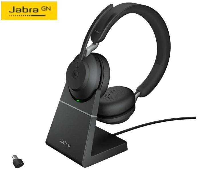 Jabra EVOLVE2 65 MS Stereo USB-C Stand Black