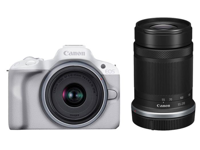 EOS R50 ダブルズームキット [ホワイト] 商品画像1：eightloop plus