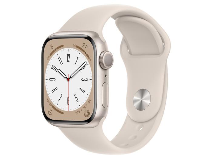 Apple Watch Series 8 GPSモデル 41mm MNP63J/A [スターライトスポーツバンド･･･
