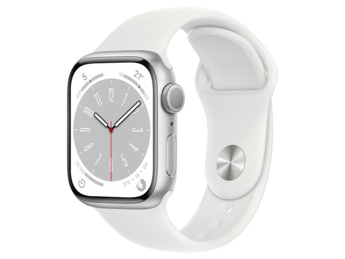 Apple Watch Series 8 GPSモデル 41mm MP6K3J/A [シルバー/ホワイトスポーツ･･･