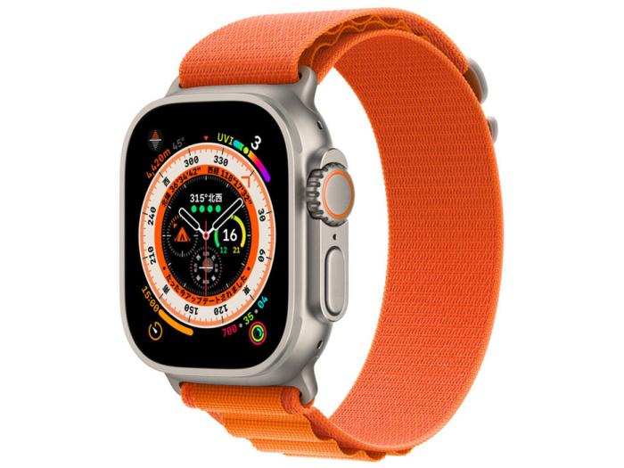 Apple Watch Ultra GPS+Cellularモデル 49mm MQFM3J/A [オレンジアルパインループ L] 商品画像1：eightloop plus