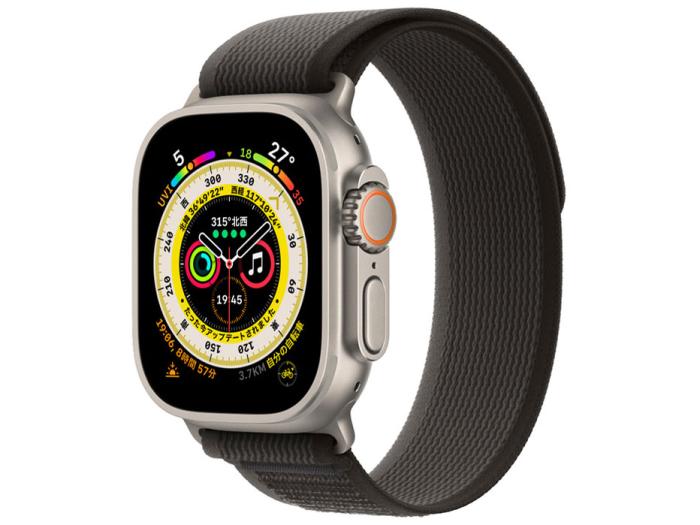 Apple Watch Ultra GPS+Cellularモデル 49mm MQFW3J/A [ブラック/グレイトレ･･･