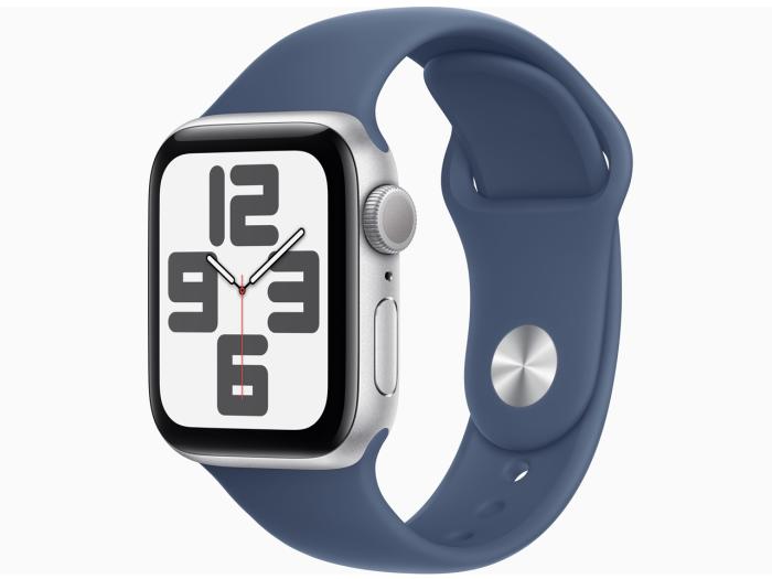 Apple Watch SE 第2世代 GPSモデル 40mm MXED3J/A [シルバー・デニムスポーツ･･･