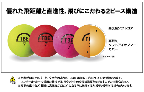 飛衛門 ゴルフボール 1ダース 蛍光マット 4カラーミックス T-B2MM 商品画像3：eightloop plus
