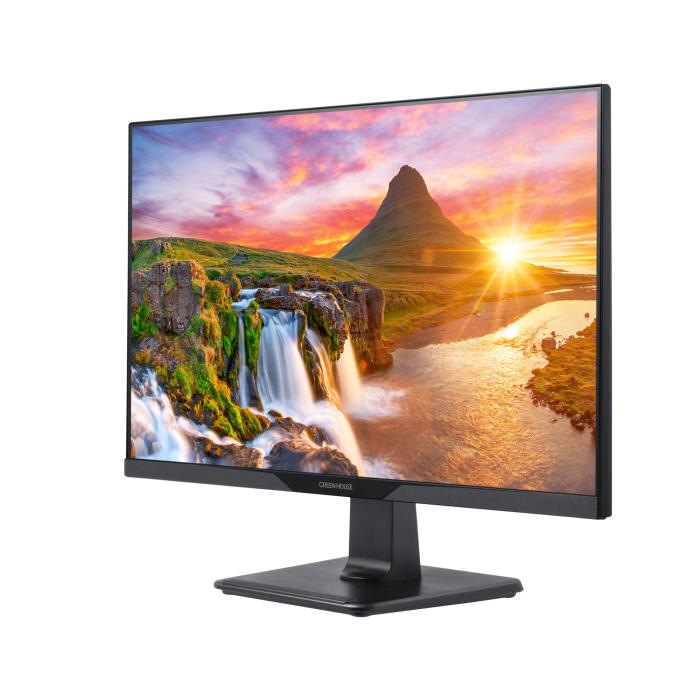 GH-LCW24L-BK 広視野角パネル搭載 23.8型ワイド液晶ディスプレイ フルHD HDMI/Displayport/D-sub 5年保証 ブラック 商品画像4：eONE