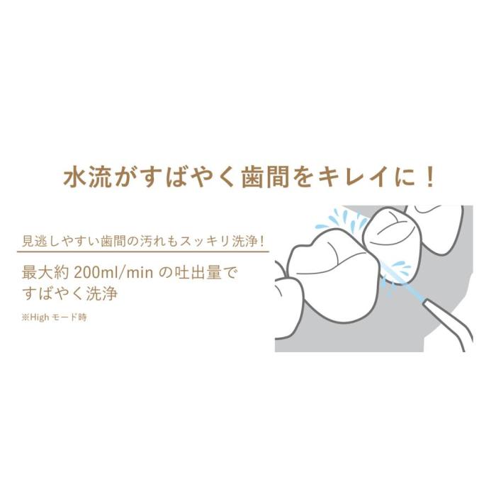 FS-103WT (ホワイト) 口腔洗浄器「ジェットクリーン スマート」 商品画像2：eONE