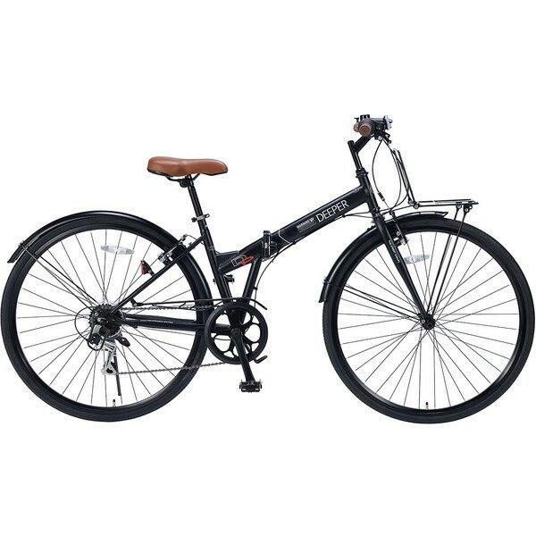 MYPALLAS DE-601-BK(マットブラック) MERRY 折畳自転車 27インチ シマノ６段変速 商品画像1：eONE