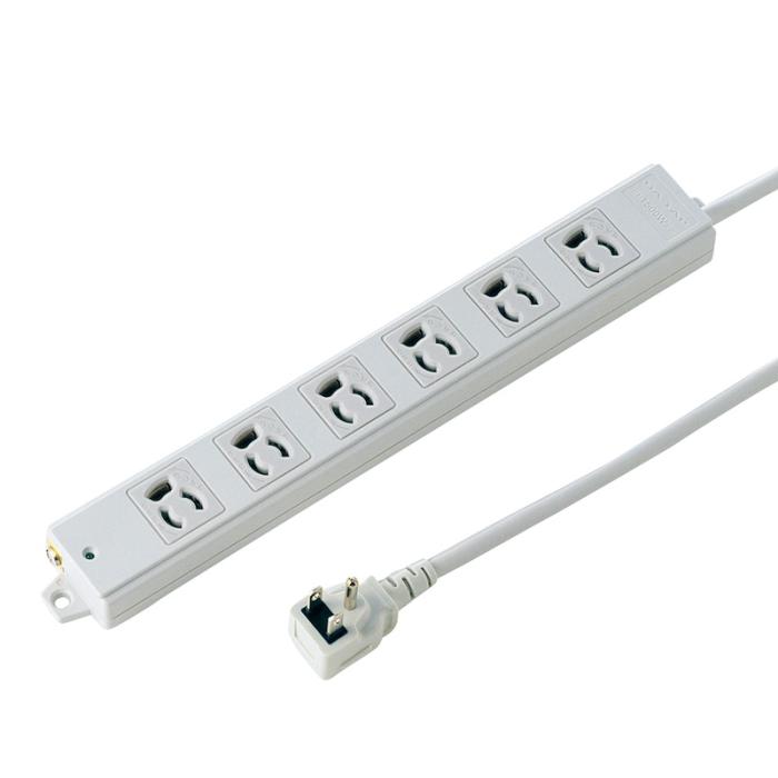 TAP-K6L-5 工事物件タップ (3P・6個口・5m)